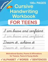Master Print and Cursive Writing Penmanship for Teens- Cursive Handwriting Workbook for Teens