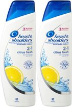 Head & Shoulders Citrus Fresh 2x 255ml shampoo&conditioner