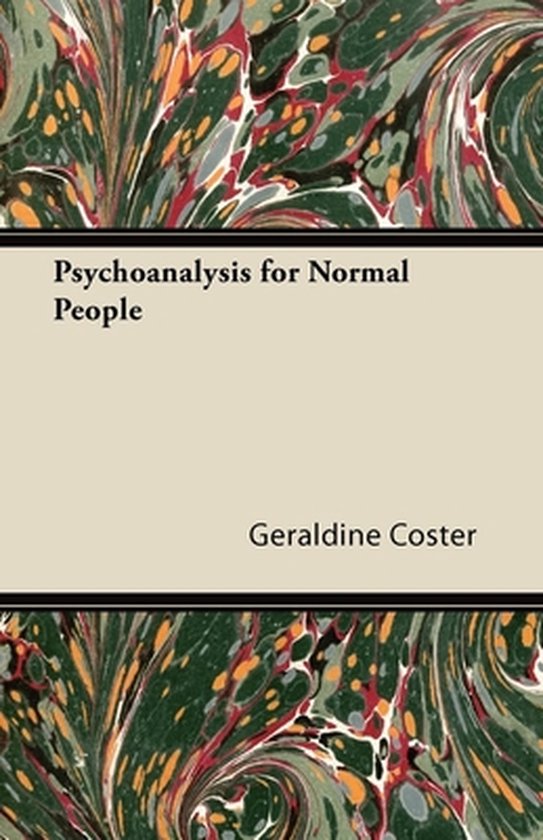 Psychoanalysis for Normal People - cover