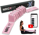 FITELASTIX® Premium Weerstandsband Lang - Voor Elk Niveau - Alles in 1 - Full Body - Resistance Band - Fitness Elastiek - Sport Elastiek Fitness - Met Handvatten - Inclusief Instru