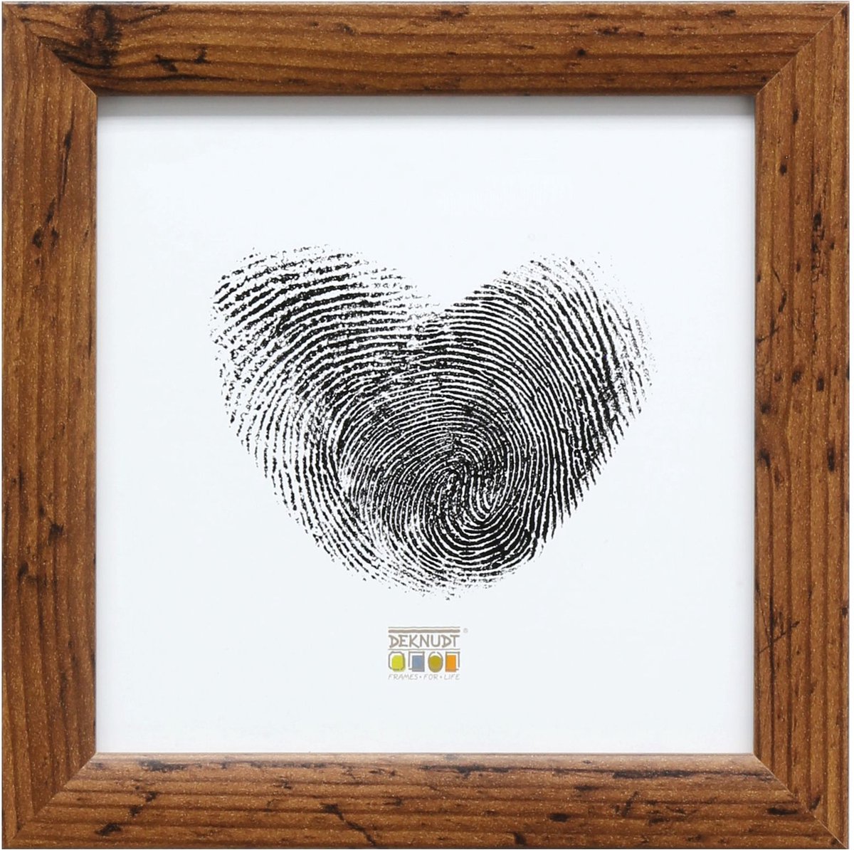 Deknudt Frames fotolijst S54SH9 - bruine houtkleur - hout - 30x30 cm