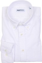 SHIRTBIRD | Falcon | Overhemd | Wit | American Oxford |  100% Katoen | Pre Washed | Strijkvriendelijk | Parelmoer Knopen | Button Down | Original OCBD | Premium Shirts | Maat 43