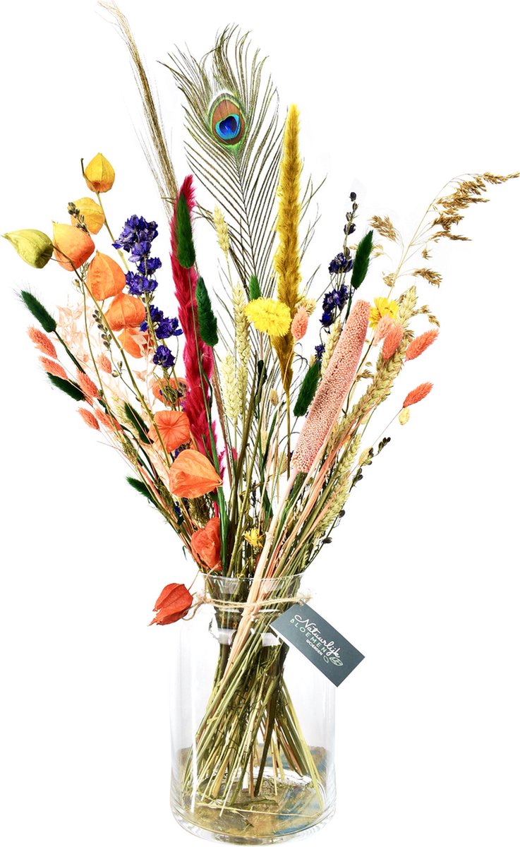 Droogbloemen - boeket 70cm - Good Vibes