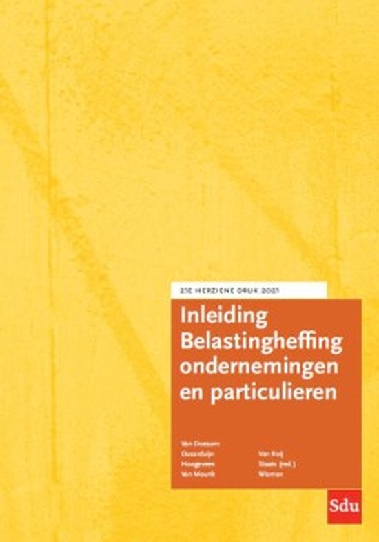 Inleiding Belastingheffing ondernemingen en particulieren 20 ... - cover