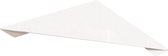 Schulte doucheplanchet - gemakkelijk te lijmen doucherek - eenvoudig zonder te boren - 23x23x3.5 cm - kleur wit - hangend badkamerschapje D1854 70