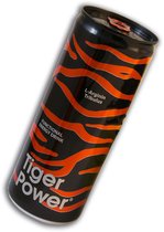 Tiger power L-Arginine Tribulus Functionele Energiedrank-Rood Fruit -24 X 250 Ml