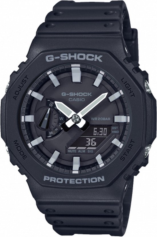 Casio G-Shock Carbon Core Heren horloge - Zwart - diameter 45.4 mm - Carbon