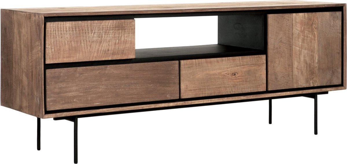 24Designs Metropole TV-Meubel Medium - B155 X D40 X H60 Cm - Teakhout
