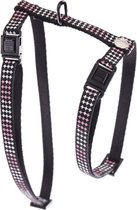 MARTIN SELLIER KATTENTUIG KRUIS ROZE / ZWART 35-50X1 CM