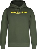 Ballin Amsterdam -  Jongens Slim Fit    Hoodie  - Groen - Maat 128