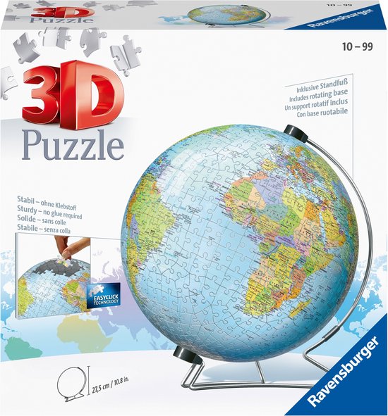 Ravensburger 3D puzzel aarde (Engels) - 3D Puzzel stukjes | bol.com