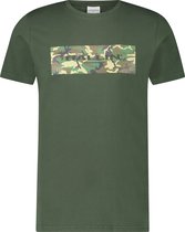 Ballin Amsterdam -  Heren Slim Fit    T-shirt  - Groen - Maat S