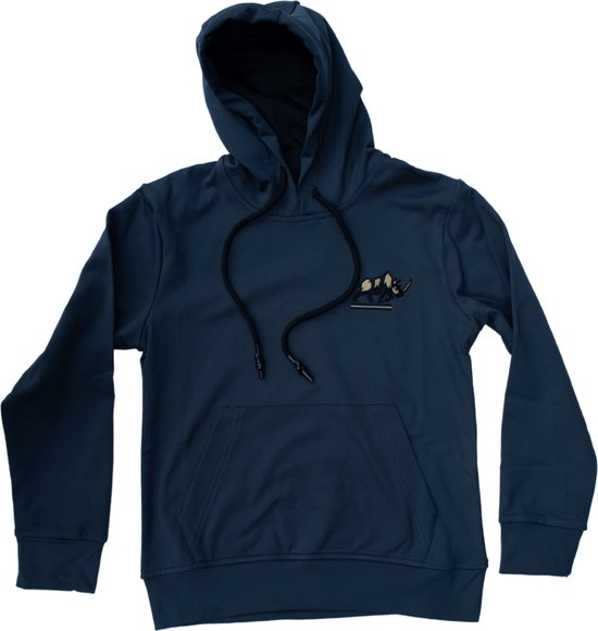 KAET - hoodie - unisex - Antraciet - maat 9/10 - 140 - outdoor - sportief - trui met capuchon - zacht gevoerd