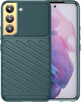 Samsung Galaxy S22 Hoesje TPU Thunder Design Back Cover Groen