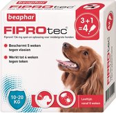 Beaphar Fiprotec Vlooien- en Tekenmiddel Hond 10-20 kg - 4 Pipetten