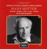 Hans Hotter & Walter Martin - Grosse Sänger Unseres Jahhunderts (CD)