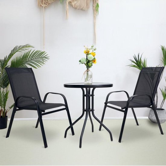 Ensemble de jardin Zente™ 3 pièces Chaises de jardin de jardin