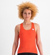 Sportful Fietsshirt Mouwloos Oranje Dames - Flare W Top Pompelmo-XL
