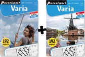 Puzzelsport - Puzzelboekenpakket - Varia 2-3* - Nummer 1 & 2 - 192 pagina's