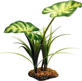 Komodo Kunstplant Canopy Broadleap 26 Cm Groen