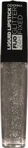 D'Donna - Glitter Lipgloss/Liquid Lipstick - Transparant met zilver glitters - Nummer 1 - 1 flesje met 10 gram inhoud