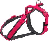 Trixie hondentuig premium trekking fuchsia / grijs (62-74X2,5 CM)