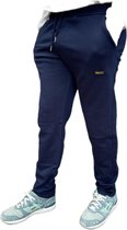 Embrator mannen Joggingbroek met recht smalle pijpen donkerblauw XXL