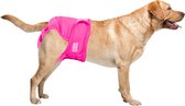Loopsheidbroekje hond - roze - maat M - voor middelgrote teefjes - herbruikbaar - hondenbroekje - hondenluier - loopsheid - ongesteldheid - voorkomt ongewenste zwangerschappen bij