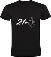 22 jaar Heren t-shirt | verjaardag | feest | grappig | cadeau | Zwart
