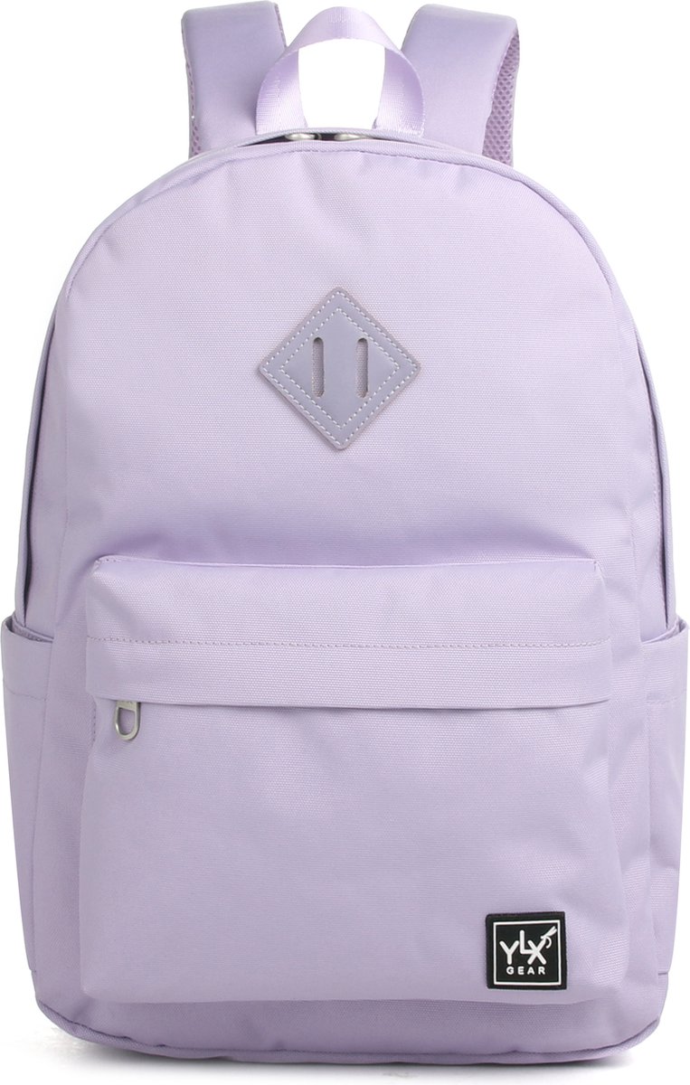 YLX Finch rugzak. Paars, lila. Recyceld Rpet materiaal. Gerecyclede plastic flessen - Eco friendly. Volwassenen - tieners - middelbare scholieren - jongens - meisjes. 14" laptop sleeve. Backpack - schooltas - rugzak