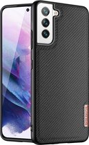 Dux Ducis - Hoesje geschikt voor Samsung Galaxy S22 - Fino Series - Back Cover - Zwart