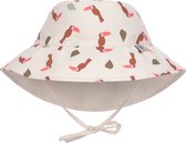 Lässig - UV-Beschermende bucket hoed voor kinderen - Toekan - Offwhite - maat M (46-49cm)