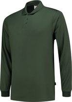 Tricorp - UV-poloshirt Longsleeve Voor Volwassenen - Cooldry - Flesgroen - maat XL