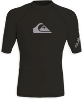 Quiksilver - UV-Zwemshirt met korte mouwen voor jongens - All time - Zwart - maat 164-170cm