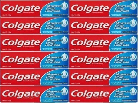 Colgate Tandpasta Anti Cariës XL - Voordeelverpakking 12 x 100 ml