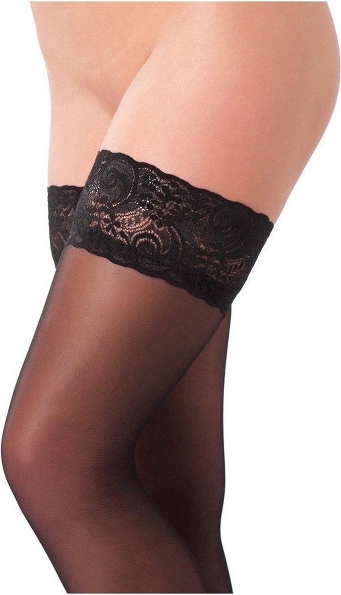 Goedkoopste Amorable - Stay Up Panty - Zwart - One Size - Hold-Up Kousen - Sexy Lingerie Erotisch