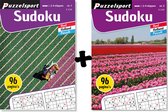 Puzzelsport - Puzzelboekenpakket - Sudoku 2-4* - Nummer 1 & 2 - 96 pagina's