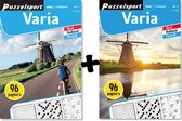 Puzzelsport - Puzzelboekenpakket - Varia 3* - Nummer 1 & 2 - 96 pagina's