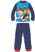 Paw Patrol pyjama maat 128 - blauw - PAW pyjamaset katoen