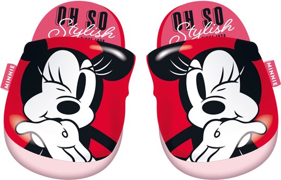Sloffen Minnie Mouse Rood