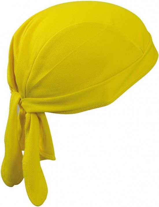 Sport bandana volwassen geel