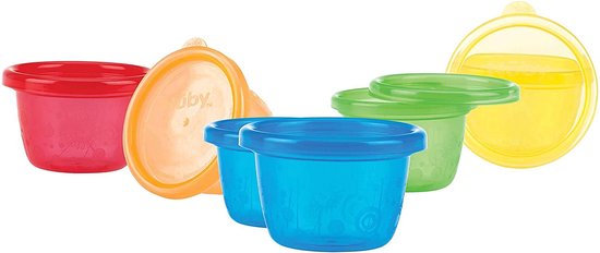 Foto: N by snackkommetjes bewaardoosjes 6 stuks 120 ml 3 maanden