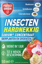 Sanium tegen Hardnekkige Insecten en coloradokerver op sierplanten, groenten en fuit