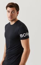 Bjorn Borg BORG Tee - Sportshirt Performance - Heren - Zwart - L