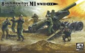 AFV-Club 8 Inch Howitzer M1 + Ammo by Mig lijm