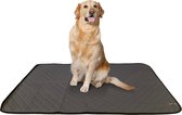 Sharon B - puppy training pad - plasmat - grijs - 70x100 cm - hondentoilet - herbruikbaar - wasbaar