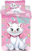 Disney Marie Cat Baby Dekbedovertrek - 100 x 135 cm - Katoen - incl Dekbed+Kussen KD®
