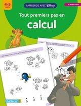 Disney J'apprends avec - Tout premiers pas en calcul (4-5 a.)