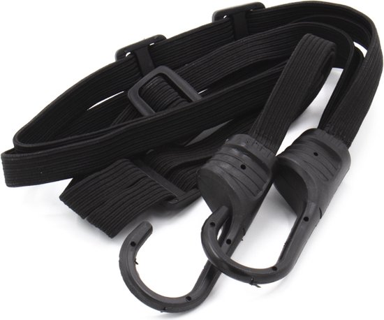 Spinbinder voor Motor, & Scooter - Zwart - Verstelbaar elastiek voor helm - Spin... | bol.com