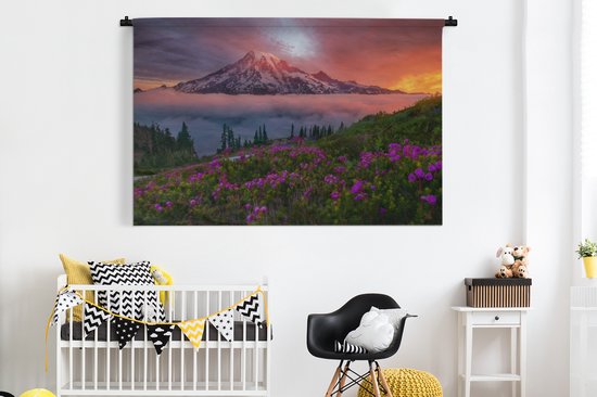 Tapisserie - Tapisserie - Paysage coloré à Washington - 180x120 cm - Tapisserie